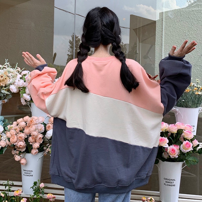 Áo Sweater Nỉ In Chữ GIRL Form Rộng Tay Bồng Style Ulzzang Hàn Quốc Xinh Xắn | BigBuy360 - bigbuy360.vn