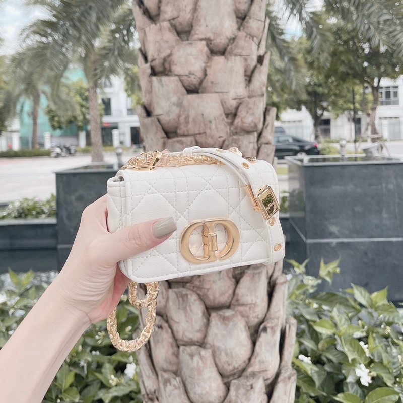 Túi D mini trần trám caro