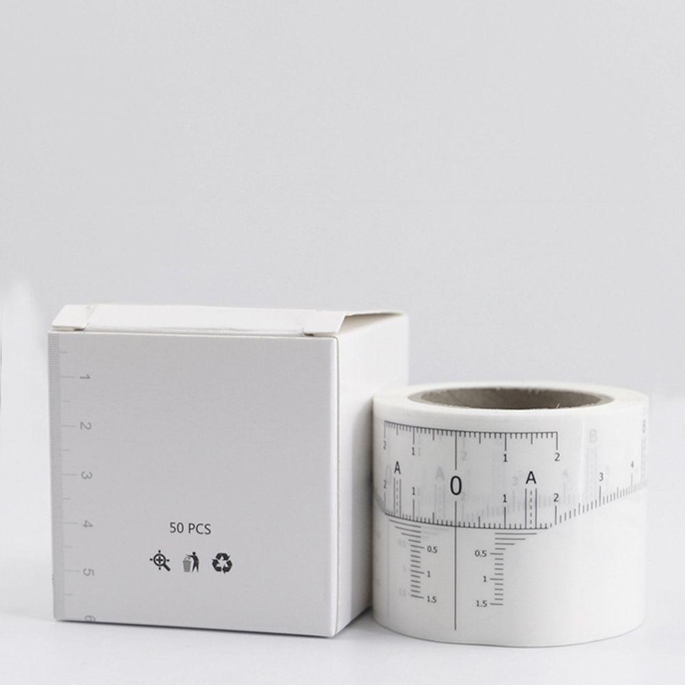 Bộ 50 Thước Dán Lông Mày Bằng Nhựa Sử Dụng Một Lần