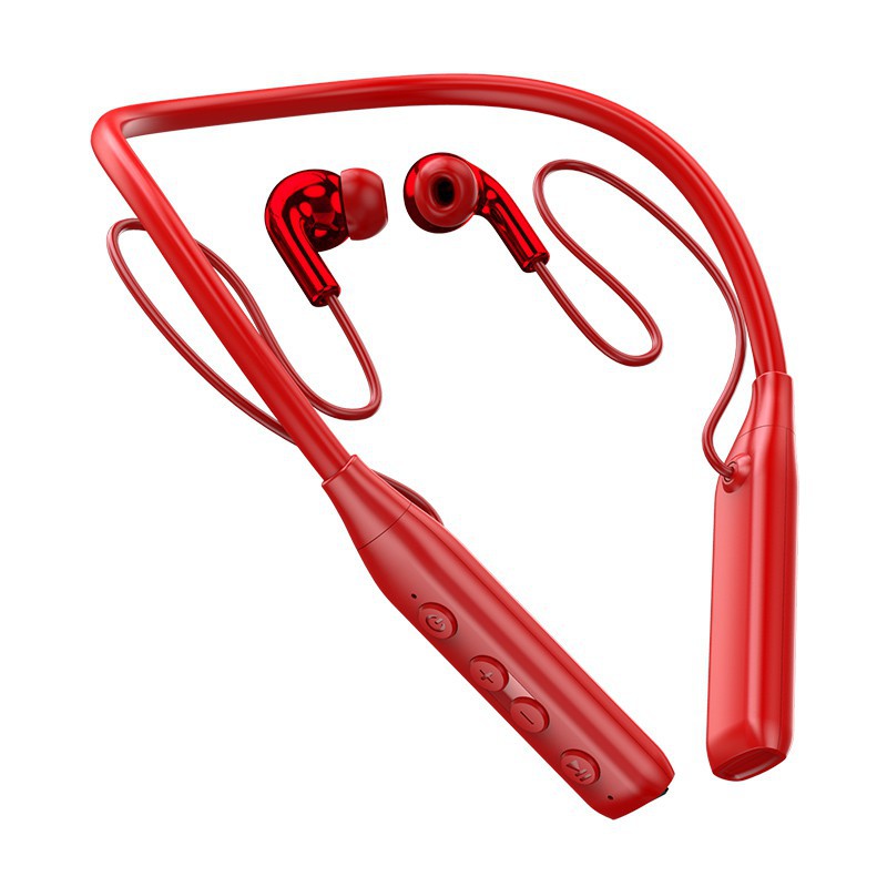 Tai nghe thể thao bluetooth In - Ear không dây đeo cổ Bass mạnh tương thích IP, Android