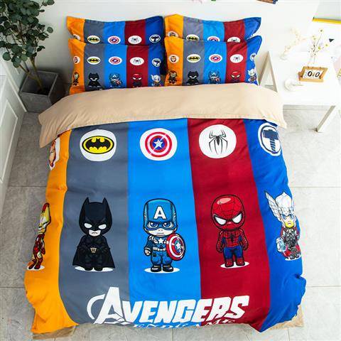 Bộ Ga Giường 3 Trong 1 Họa Tiết Siêu Anh Hùng Marvel