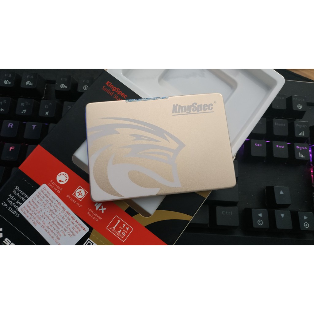 Ổ cứng SSD Kingspec P3-256 2.5 Sata III 256Gb BH 36T chính hãng Mai Hoàng