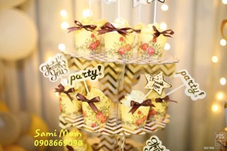 Kệ bánh ép kim 3 tầng