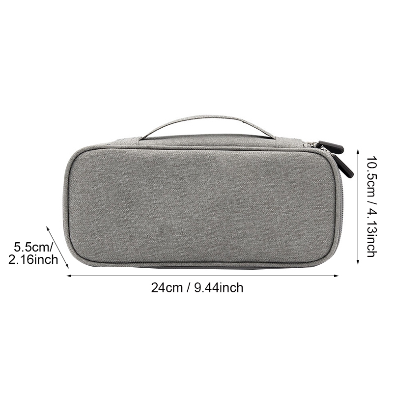 Túi đựng dây cáp sạc , điện thoại bằng vải Oxford thời trang