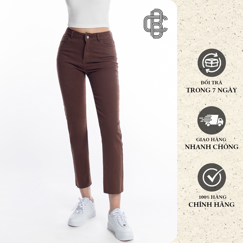 Quần kaki ống đứng co giãn 3 màu cơ bản trẻ trung dễ mix đồ - La’coba