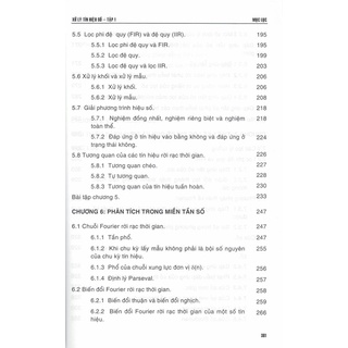 Sách - Xử Lý Tín Hiệu Số - Digital Signal Processing - Tập 1 (Tái Bản Lần 1)