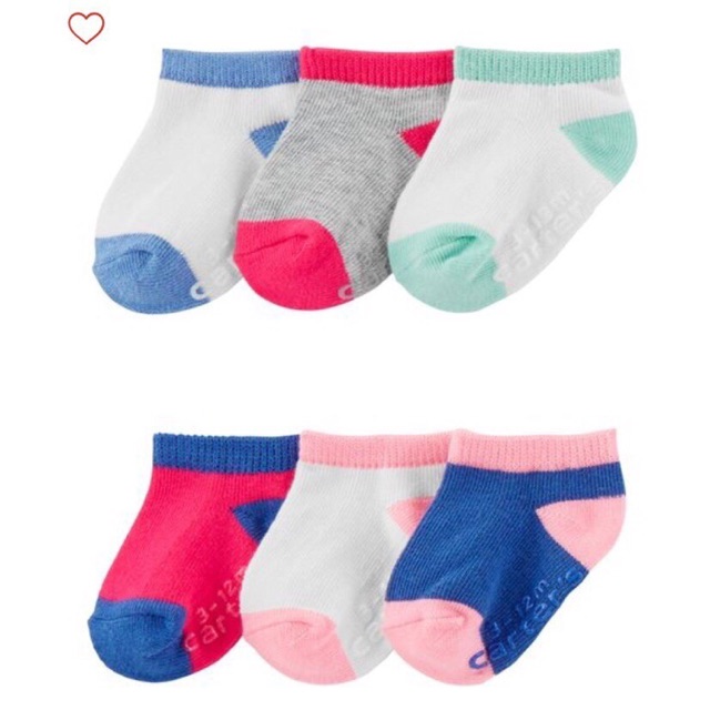 Set 6 đôi vớ Carter’s cho bé
