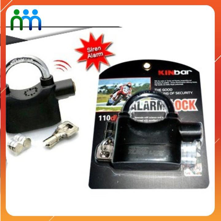 Khóa Chống Trộm Xe Máy Thông Minh Có Còi Báo Động, Ổ Khóa Chống Trộm Thế Hệ Mới Alarm Lock Nhỏ Gọn Tặng Kèm Pin Thay Thế