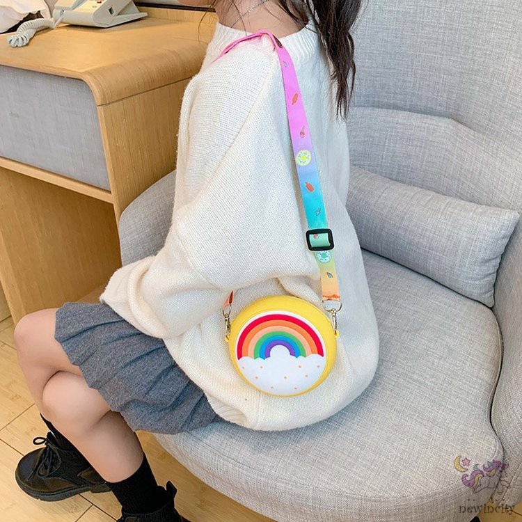 Túi đeo chéo tạo hình bánh Donut đáng yêu dành cho em bé