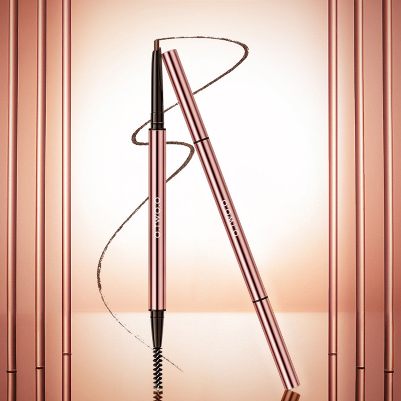 Bút Kẻ Lông Mày Hai Đầu Chống Thấm Nước Lâu Trôi Cho Người Mới Bắt Đầu