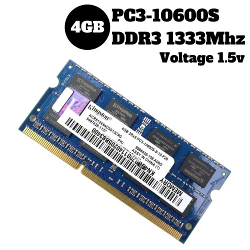 [BH 12 THÁNG] RAM LAPTOP 4GB BUS 1333 Mhz PC3