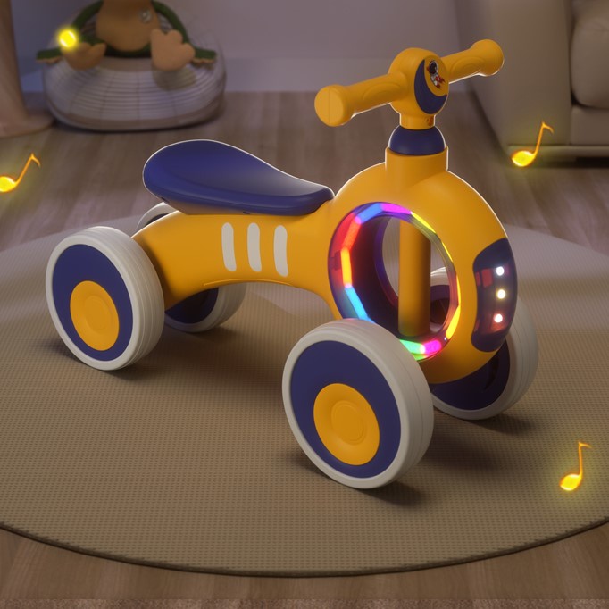 Xe Chòi Chân Scooter Circle 2 Màu Thời Trang Cho Bé Yêu