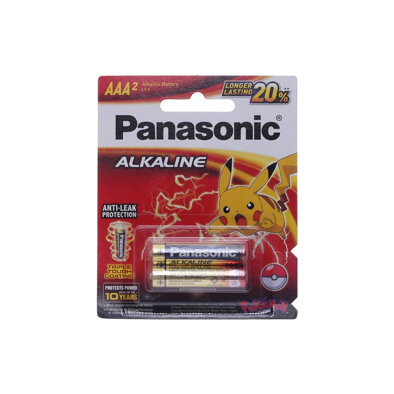 ✅ PIN PANASONIC ALKALINE AAA (3A) 1 VỈ 2 VIÊN - Pin cho máy huyết áp, máy massage, máy xung điện, remote Tivi, Máy Lạnh