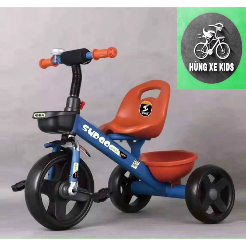 Xe đạp 3 bánh. Xe kut kit sắt đẹp sơn tĩnh điện có giỏ để đồ trước sau khung chắc chắn nhựa đảm bảo chất lượng cao