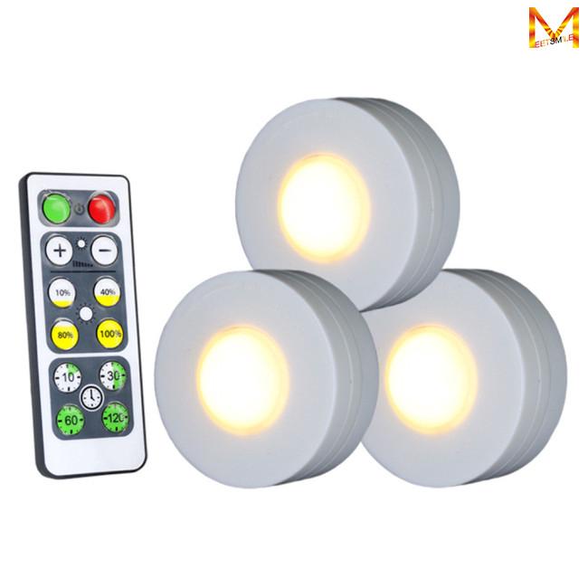 Bộ 3 cái đèn LED không dây điều khiển từ xa cho tủ bếp