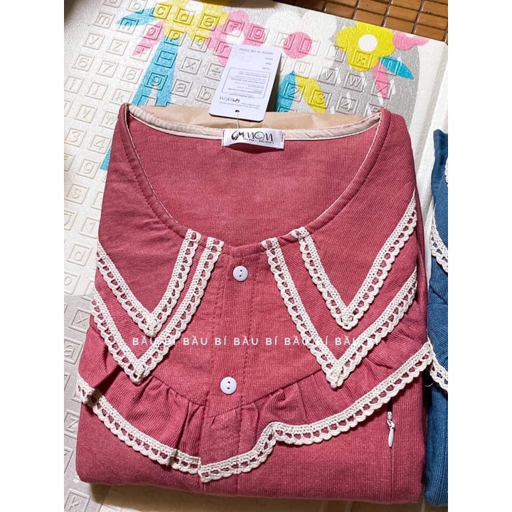 Bộ bầu thu đông ☘️đủ size 40-70kg 🍀bộ kết hợp sau sinh 2 chức năng cho bé ti dáng thể thao chất nỉ da cá, nhung tăm