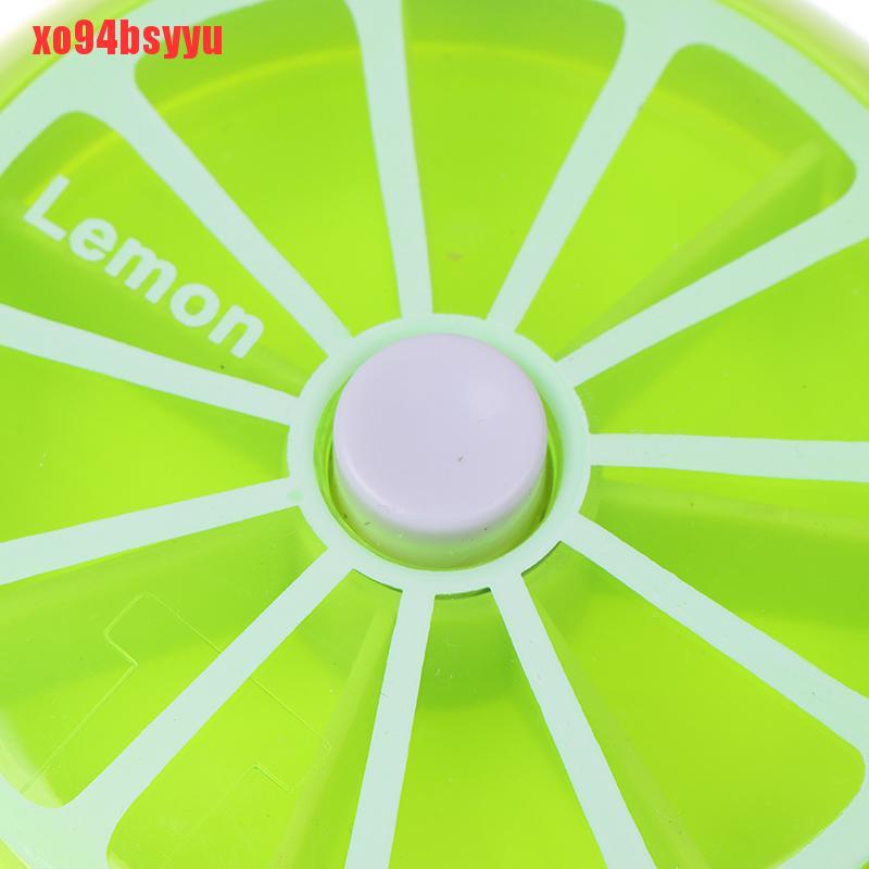 1 Hộp Đựng Thuốc Hình Tròn Xoay Được Tiện Lợi Du Lịch 94bsyyyu