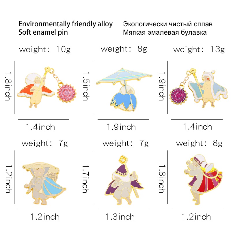 Ghim Cài Áo Hình Nhân Vật Game Peripheral Tráng Men Nhẹ Làm Quà Lưu Niệm Cho Bạn Bè