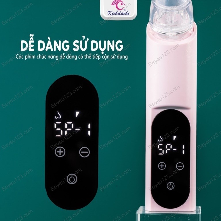 Máy Hút Mũi điện Kichilachi Có tích pin Sạc Điện 5.0 - Kichi