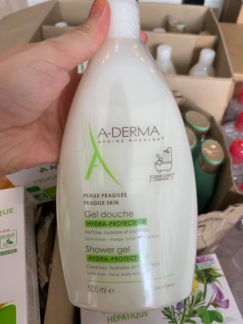 Sữa tắm aderma hỗ trợ giảm mụn lưng ,thu nhỏ lỗ chân lông trên cơ thể 500ml mẩu mới 2021 Van maison | BigBuy360 - bigbuy360.vn