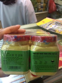 Tinh bột nghệ vàng đắp mặt nạ