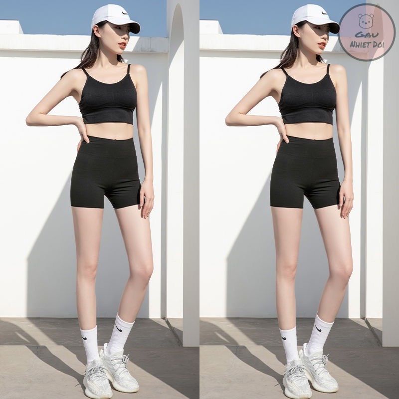 [Gấu Nhiệt Đới] Quần Legging Ngắn Kiểu Dáng Thời Trang Đủ Size S/M/L