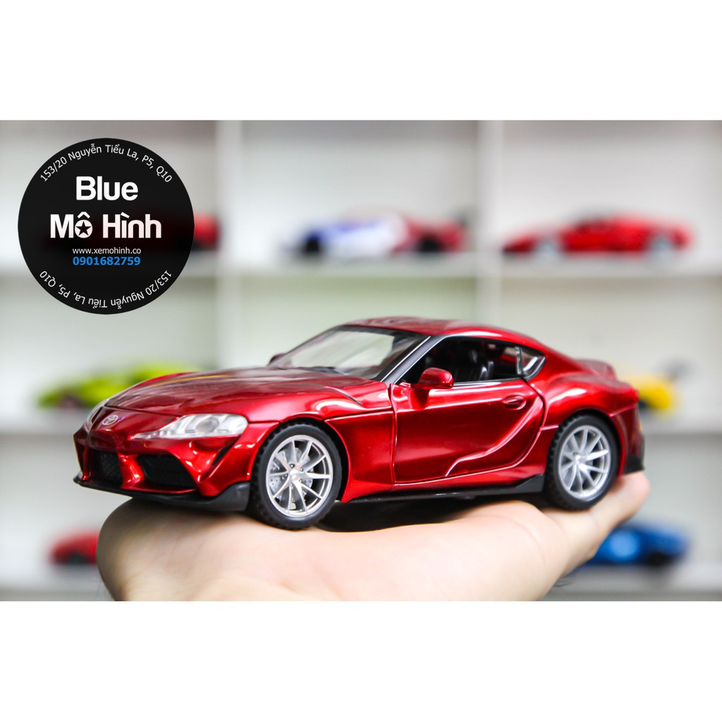 Blue mô hình | Xe mô hình Toyota Supra New 1:32 - Đỏ