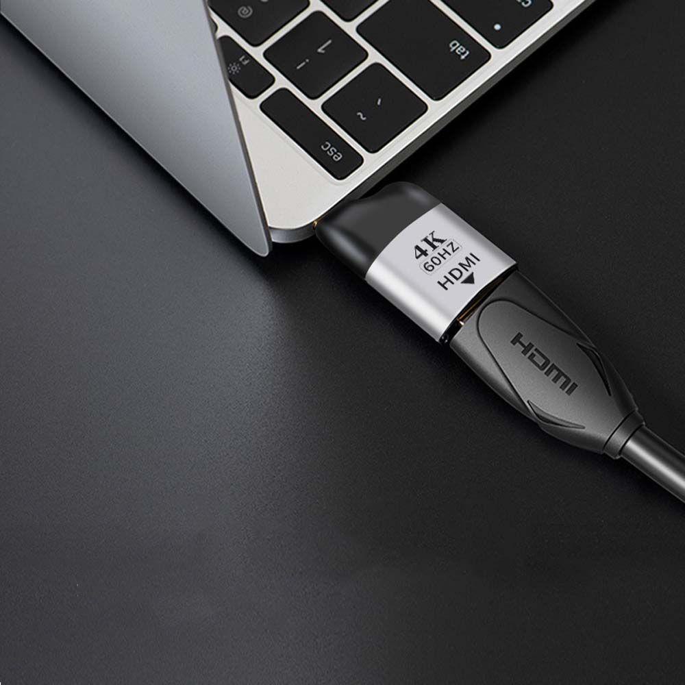 [COD] Cáp ChuyểN ĐổI HDMI 4K Sang mini DP Type C Sang HDMI RJ45 Cho MáY TíNh