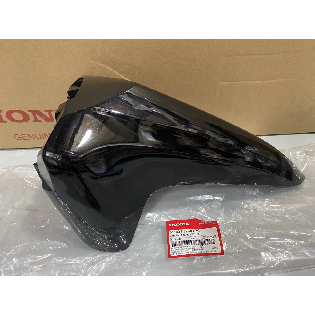 Chắn bùn A trước - dè trước HONDA BLADE SỐ năm 2014-2015-2017-2018-2019 màu Đen bóng. NH-B25M- 61100K57V00ZC