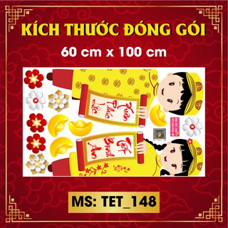 DECAL TRANG TRÍ TẾT 2021 COMBO SỐ 105