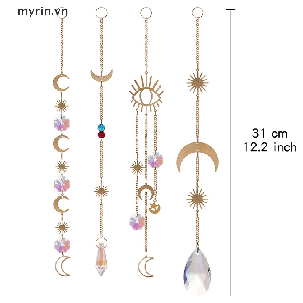 Đèn Treo Trang Trí Hình Mặt Trăng / Mặt Trời Diy