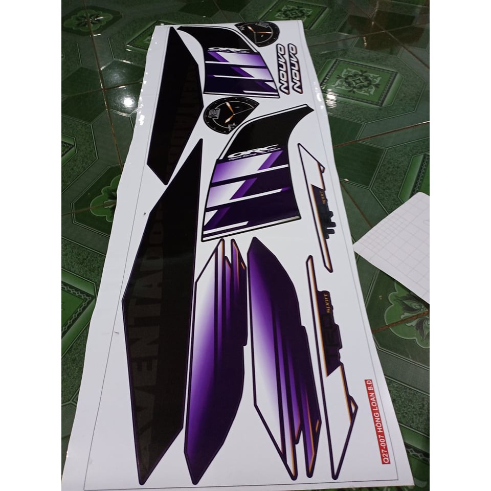 tem rời nouvo 5 tím đen