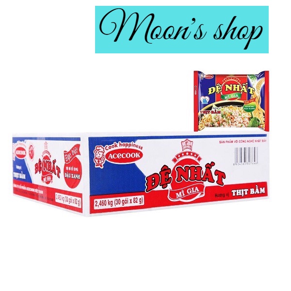 Thùng 30 gói mì Đệ Nhất thịt bằm 82g