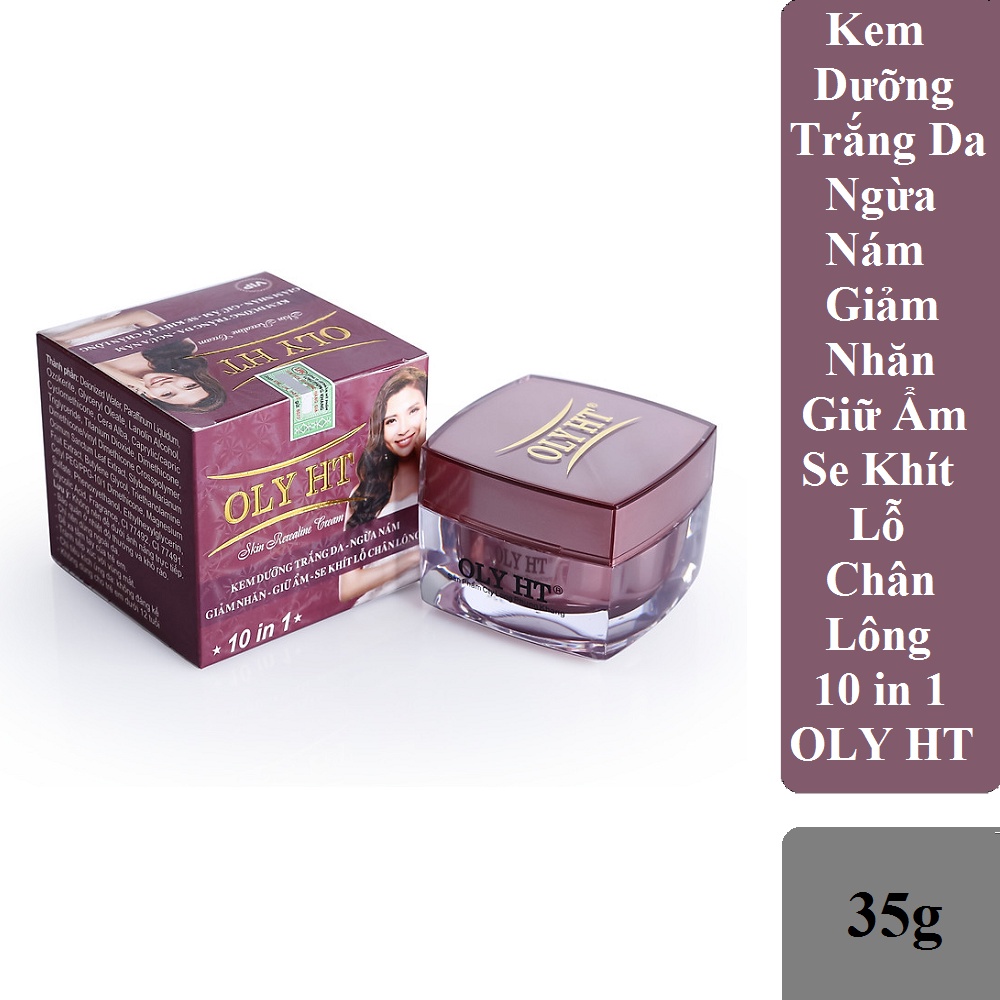 Kem OLY HT Trắng Da - Ngừa Nám - Giảm Nhăn - Giữ Ẩm - Se Khít Lỗ Chân Lông 10 IN 1  (35g)