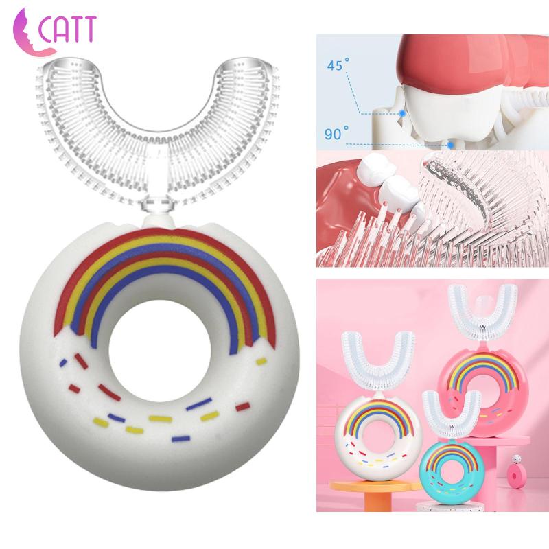 Bàn Chải Đánh Răng Hình Chữ U Tiện Dụng Cho Bé 1 Tuổi