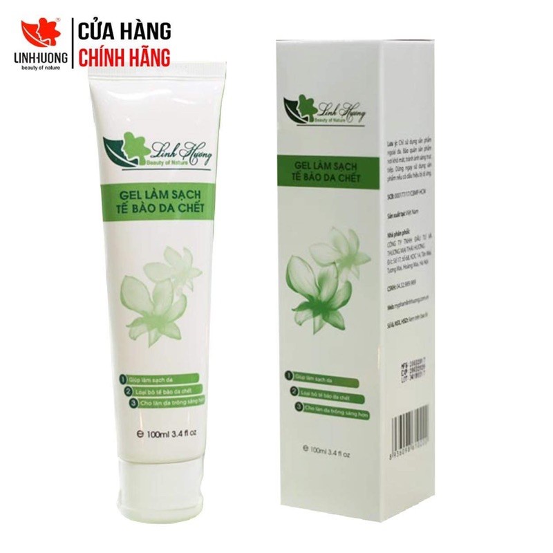 GEL LÀM SẠCH TẾ BÀO CHẾT LINH HƯƠNG CHÍNH HÃNG