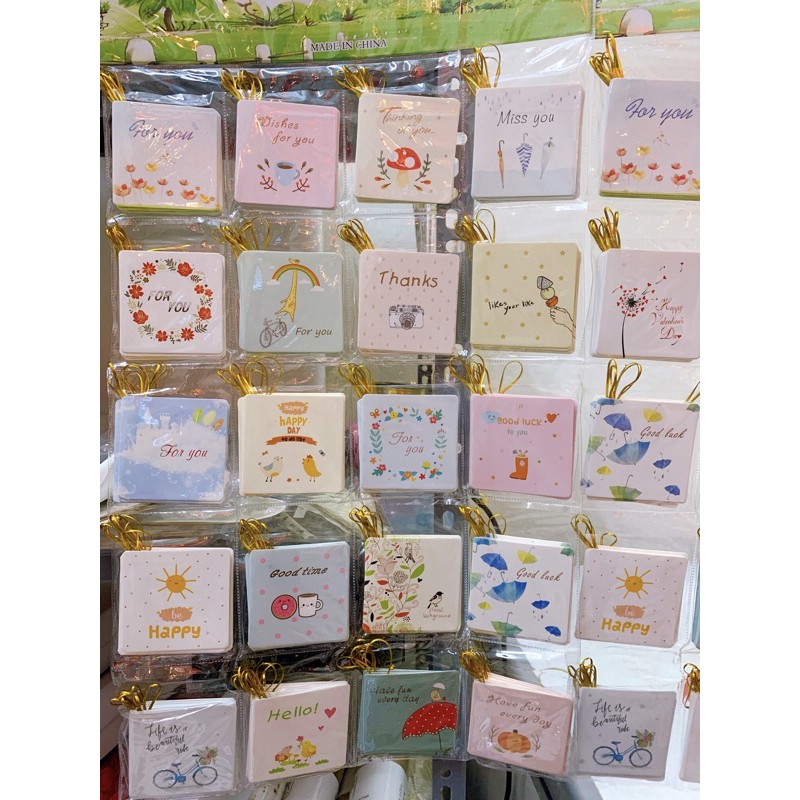 Combo 160 thiệp chúc mừng ( 1 vỉ)