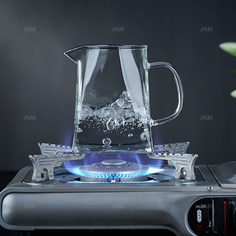 [Mã LIFEHLDEC giảm 10% đơn 99k] Bình trà bằng thủy tinh hình vuông 950ML chịu nhiệt có bộ lọc bằng thép không gỉ