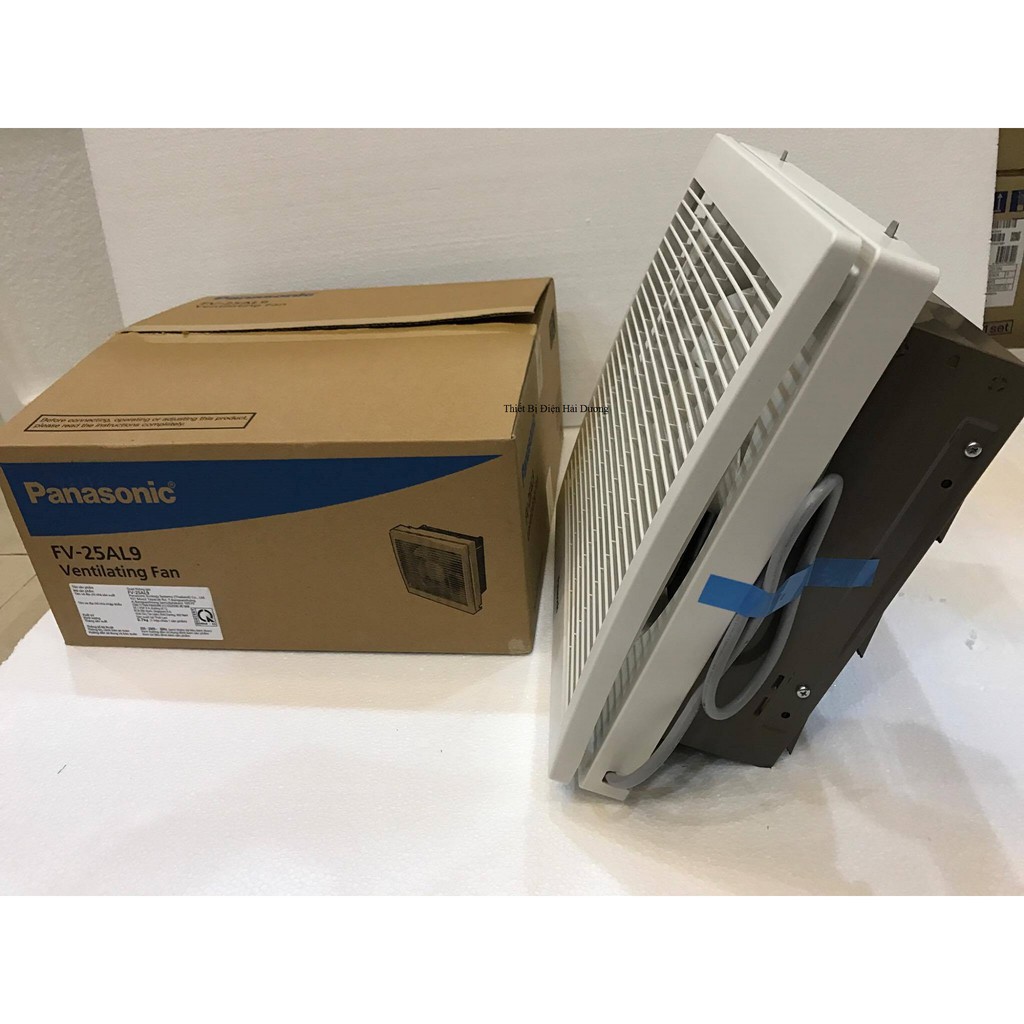 Quạt hút gắn tường Panasonic FV-25AL1 - 1 chiều có màn che(Trắng) - Công suất 29w - Thích hợp để lắp đặt âm tường