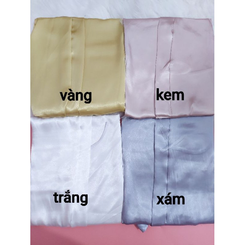 Áo choàng ngủ phi lụa nhiều màu | BigBuy360 - bigbuy360.vn