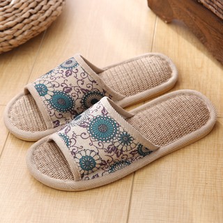 Dép đi trong nhà lót mềm đế cao su, Dép cói đi trong nhà