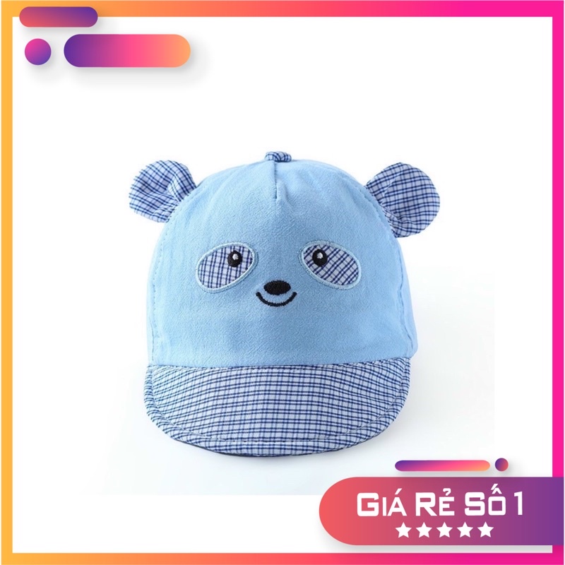 Mũ kẻ tai gấu bé trai/ bé gái (6 tháng -2 tuổi)