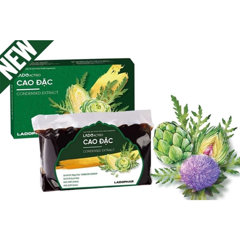 Cao Đặc Atiso Ladophar Cao actiso Đà Lạt giúp mát gan, thanh lọc cơ thể Hộp 100g, Đặc Sản Ngon Lạ Đà Lạt