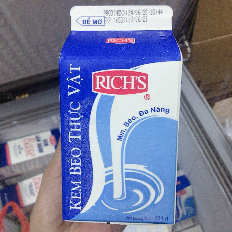 Kem Béo Thực Vật Rich's Lùn 454g
