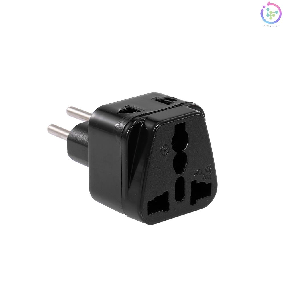 High Quality Swiss Embedded Conversion Plug 5-hole Adaptor Plug Swiss Plug to Universal Socket Travel Plug Adapter Black