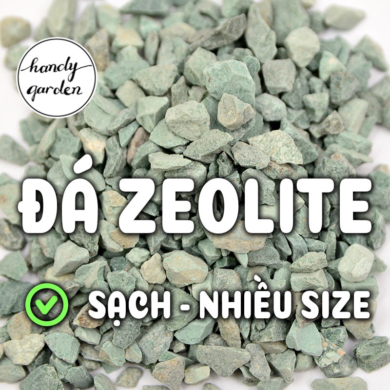 Đá khoáng ZEOLITE Rải mặt chậu sen đá kiểng lá, lọc nước sạch bụi vụn trộn đất trồng giữ dinh dưỡng | Handy Garden