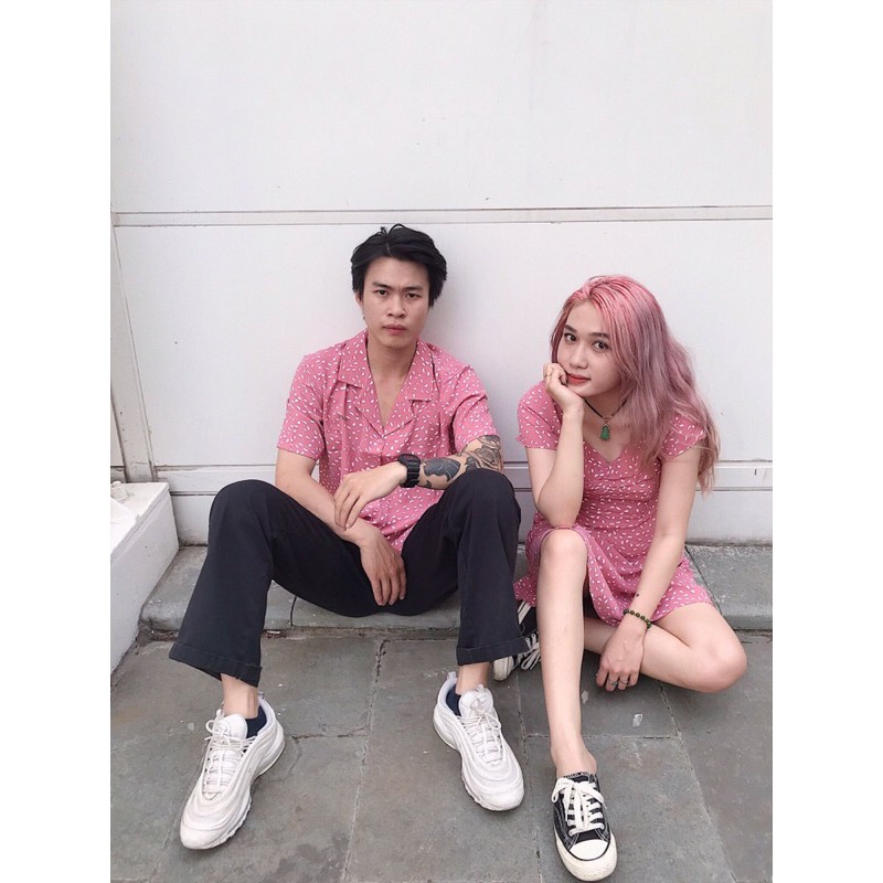 ẢNH THẬT - VÁY LANH NỮ TẶNG KÈM ÁO SƠ MI