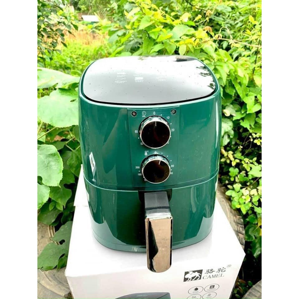 NỒI CHIÊN KHÔNG DẦU 5L 6L  CAMEL Bảo Hành 6 Tháng