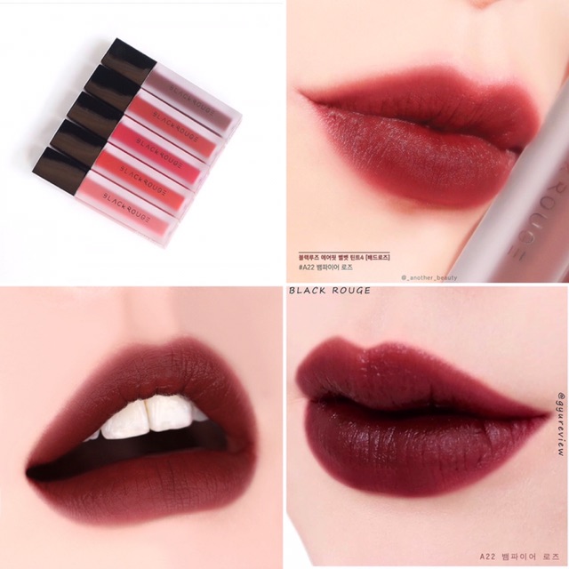 [Màu A18-A32]SON BLACK ROUGE AIRFIT VELVET TINT | BigBuy360 - bigbuy360.vn