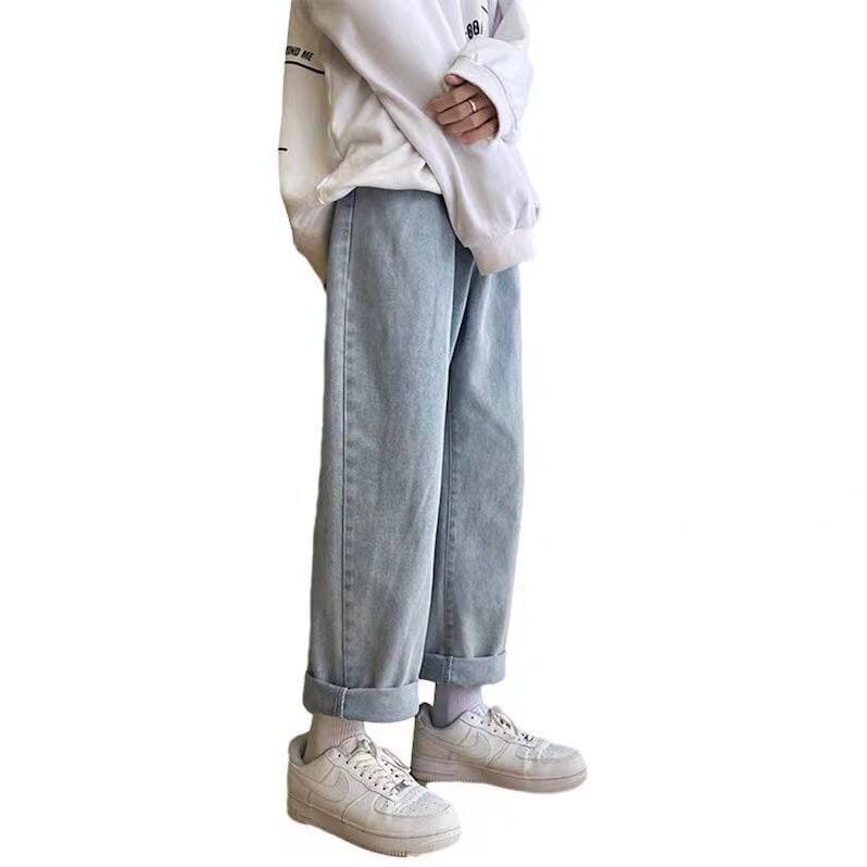  Quần bò nam ống rộng, baggy xanh sky MALTRIK dáng Hàn Quốc | BigBuy360 - bigbuy360.vn